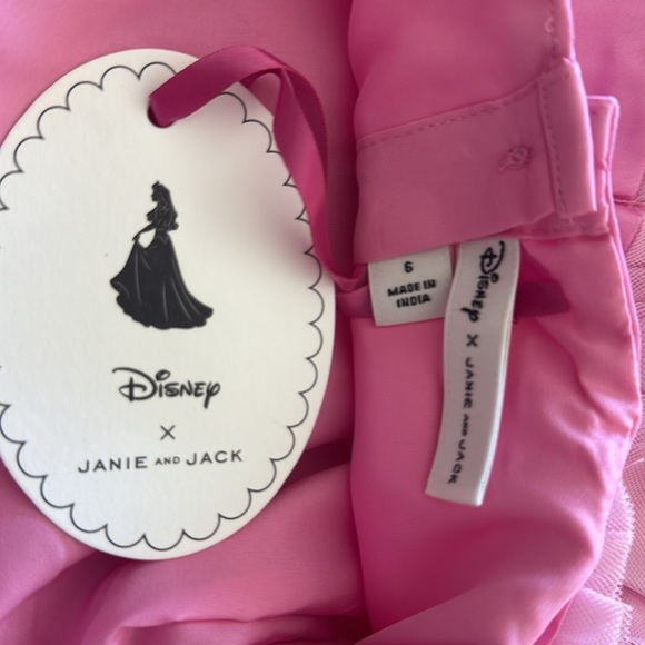 NWT Janie and Jack Disney Aurora Dress Size 6 - Picture 5 of 5